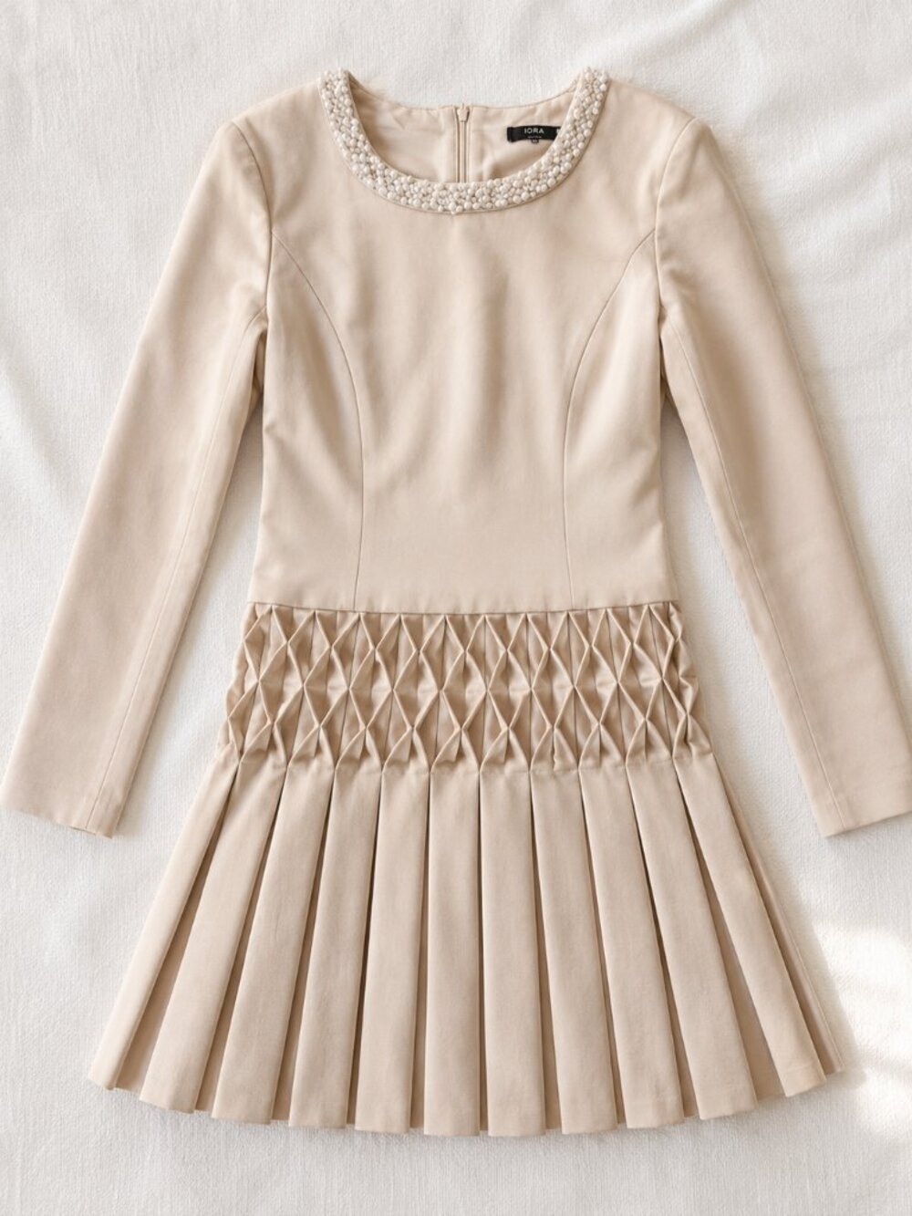 Champagne Beaded Dress